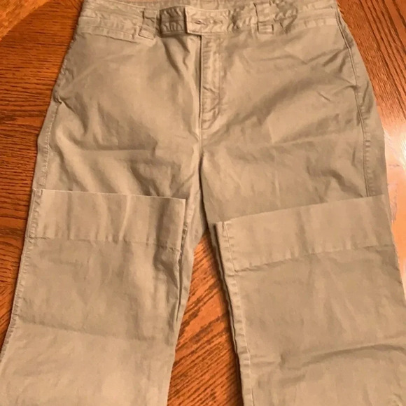 Woolrich Wide Leg Chino Pants Size 12 - Picture 2 of 6